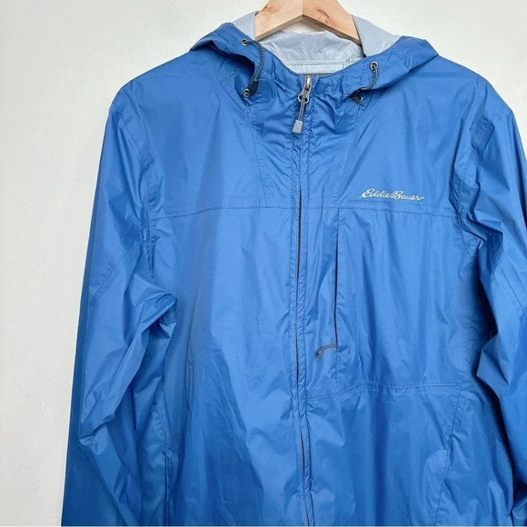 Eddie Bauer Mens Size Medium RipPac Pro Waterproof Rain Jacket - Picture 7 of 13